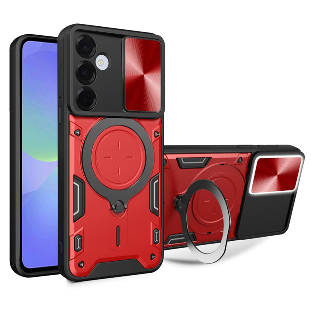 Capa para Samsung Galaxy A36 A366, Techsuit, CamGuard Pro, Vermelha