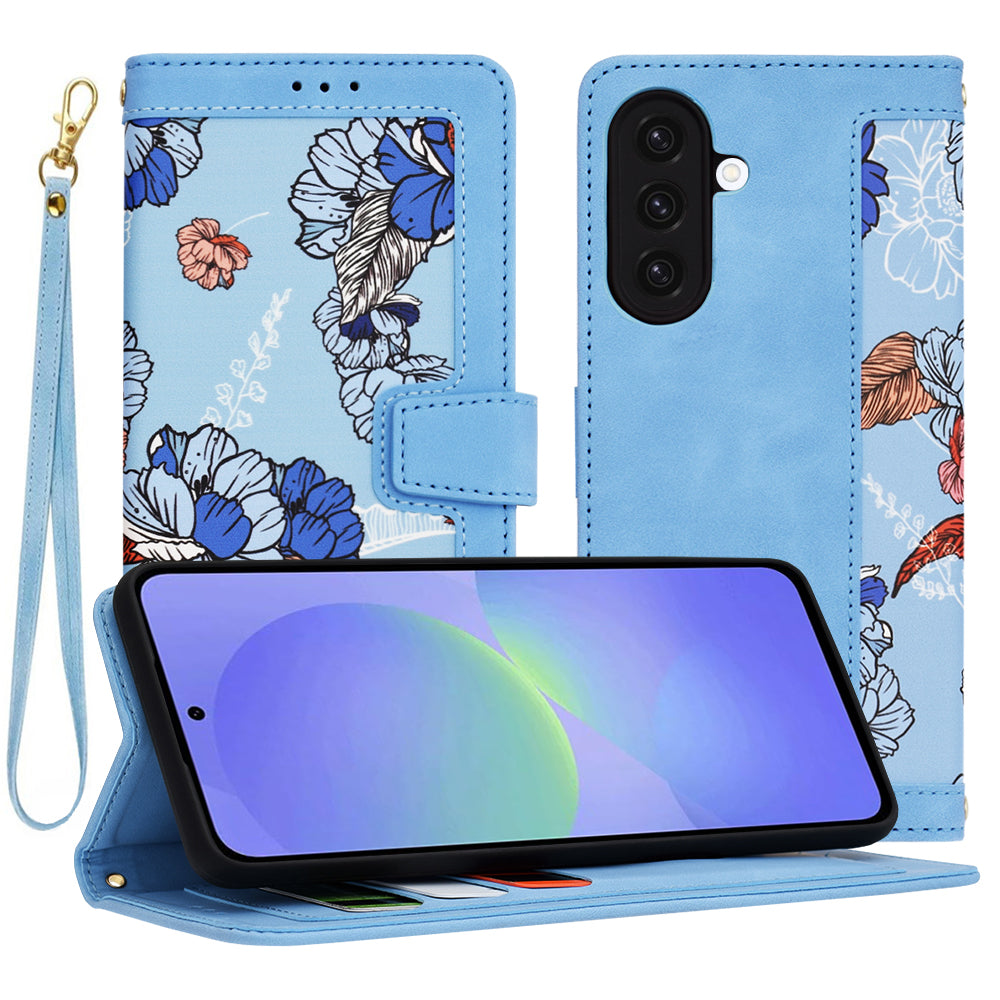 Capa para Samsung Galaxy A36 A366, Techsuit, FlipCraft, Azul