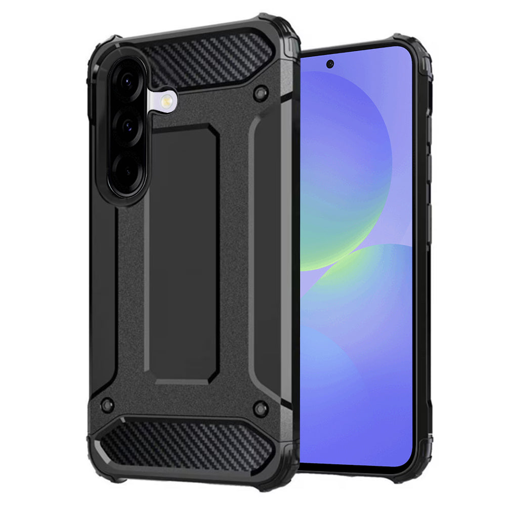 Capa para Samsung Galaxy A36 A366, Techsuit, Hybrid Armor, Preta