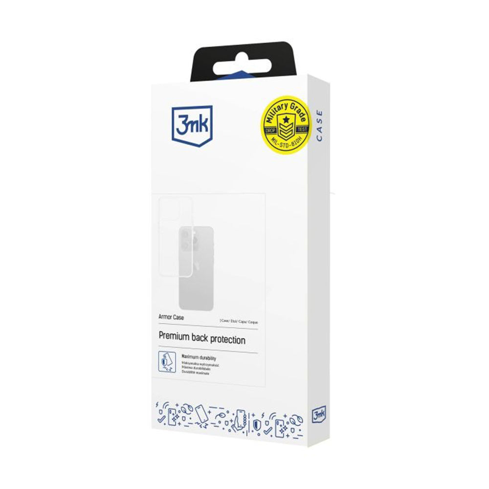 Capa para Samsung Galaxy A37 5G, 3MK, Armor, Transparente