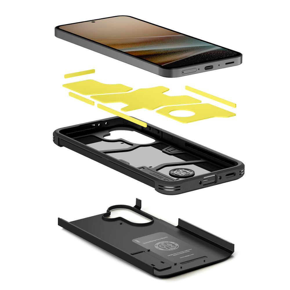 Capa para Samsung Galaxy A37 5G, Spigen, Tough Armor, Preta ACS11131