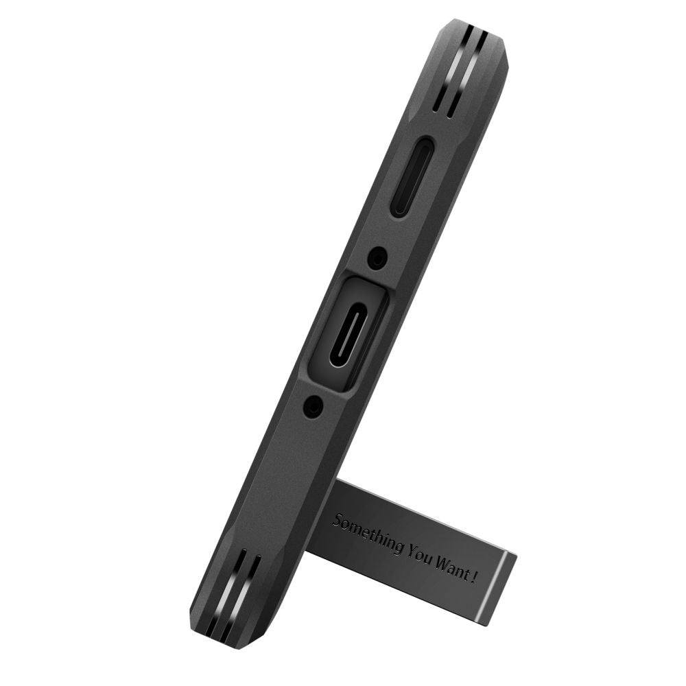 Capa para Samsung Galaxy A37 5G, Spigen, Tough Armor, Preta ACS11131