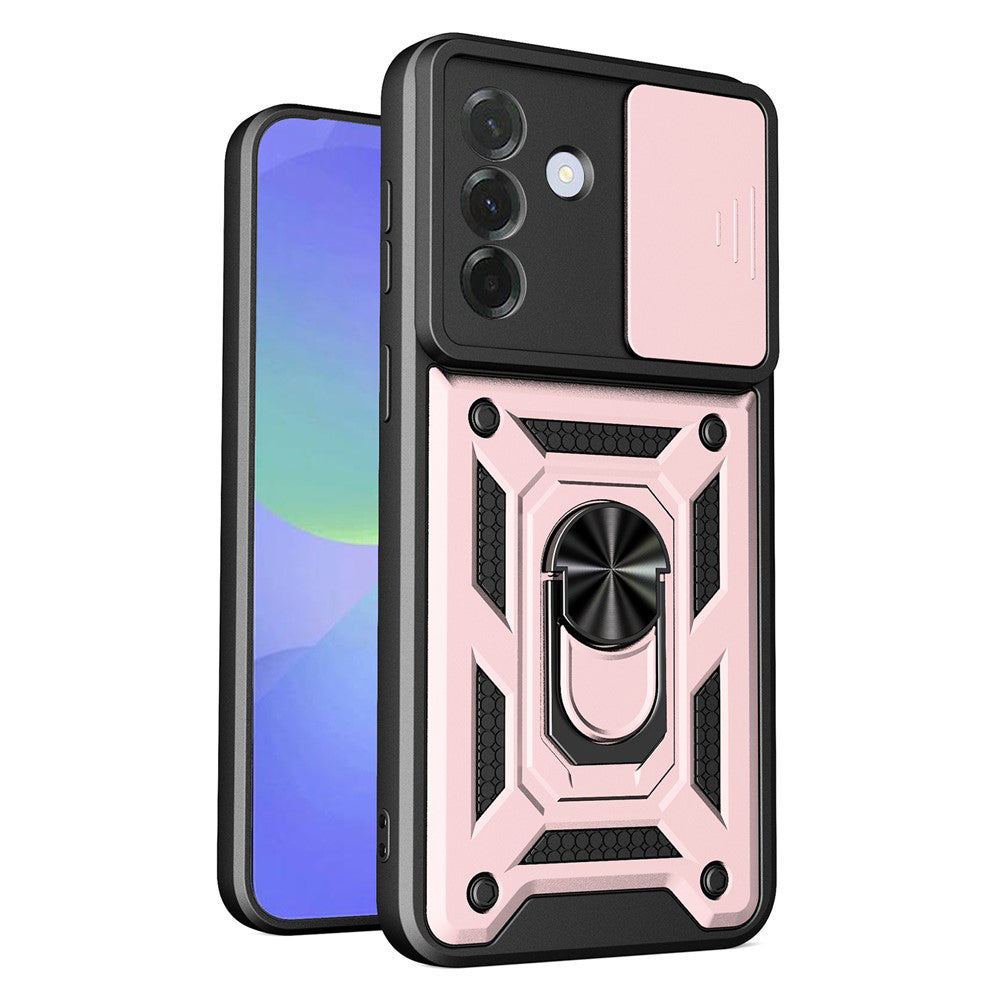 Capa para Samsung Galaxy A37 5G, Techsuit, CamShield, Rosa Dourado