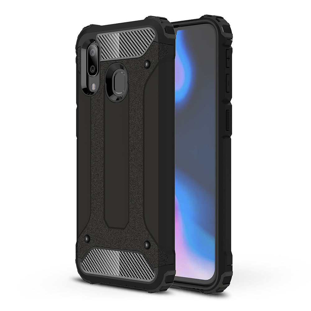 Capa para Samsung Galaxy A40 A405, Techsuit, Hybrid Armor, Preta
