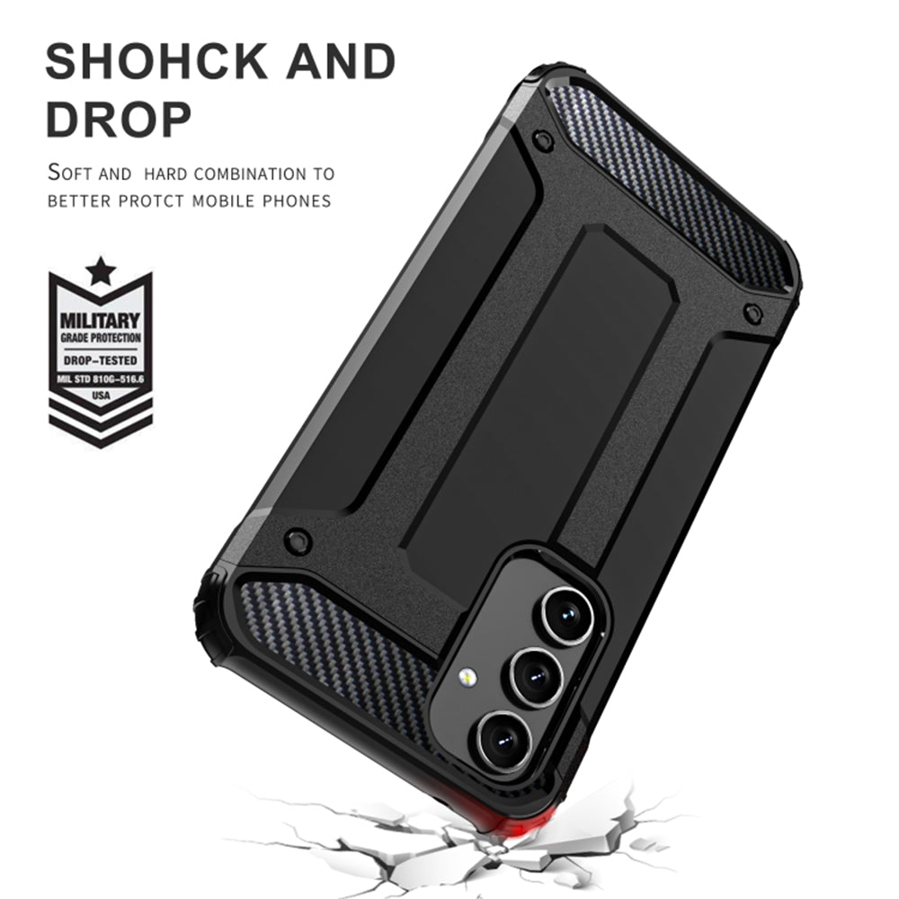 Capa para Samsung Galaxy A54 A546, Techsuit, Hybrid Armor, Preta