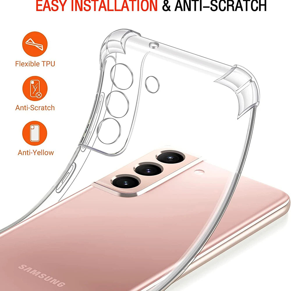 Capa para Samsung Galaxy A54 A546, Techsuit, Shockproof Clear, Transparente