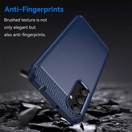 Capa para Samsung Galaxy A55 5G A556, Techsuit, Carbono, Azul
