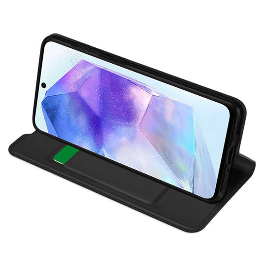 Capa para Samsung Galaxy A55 5G A556, Techsuit, Magskin Book, Preta