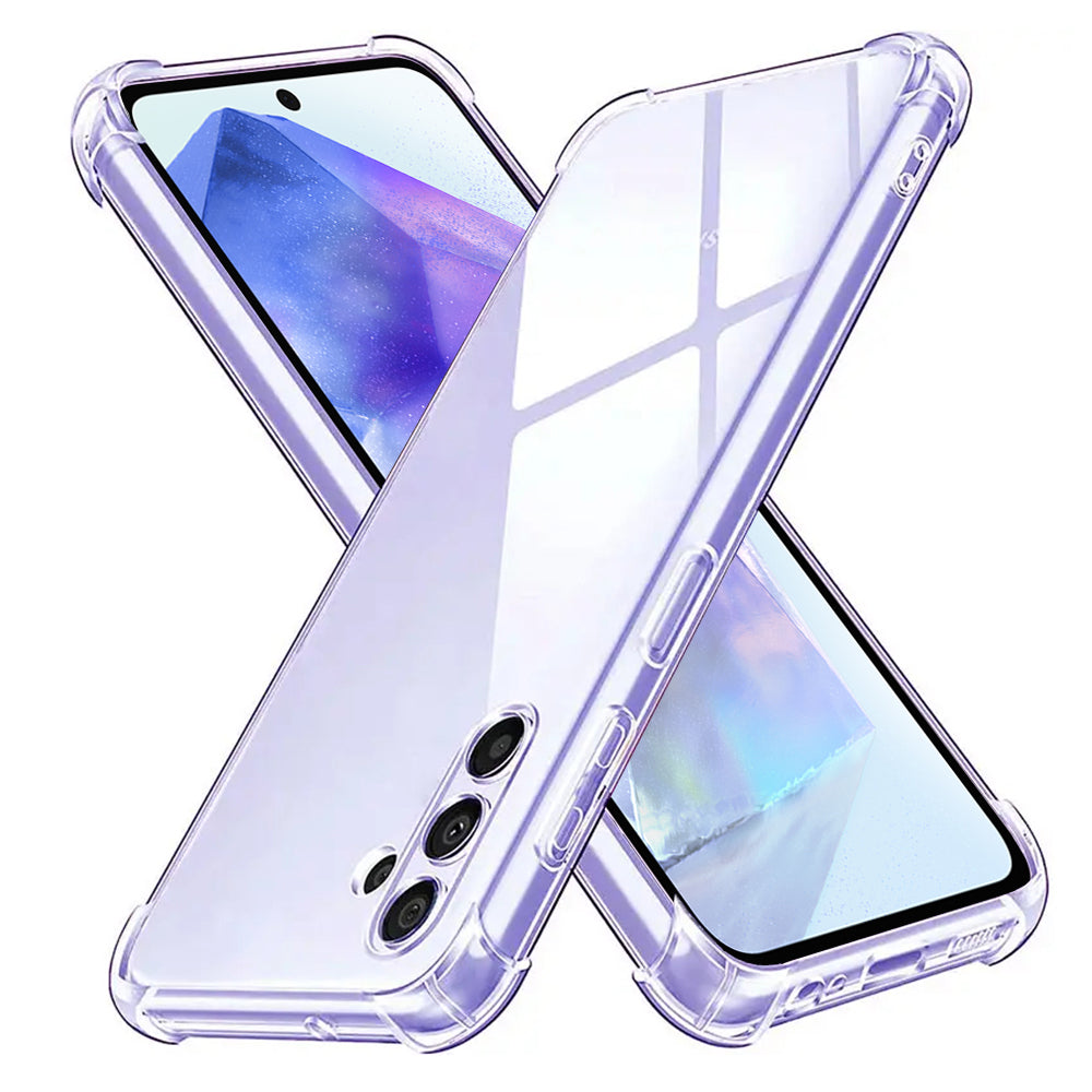 Capa para Samsung Galaxy A55 5G A556, Techsuit, Shockproof Clear, Transparente