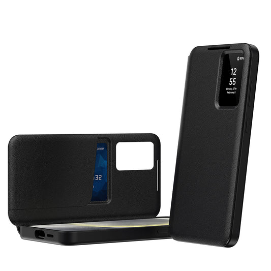 Case for Samsung Galaxy A55 5G A556, Techsuit, SmartView, Black
