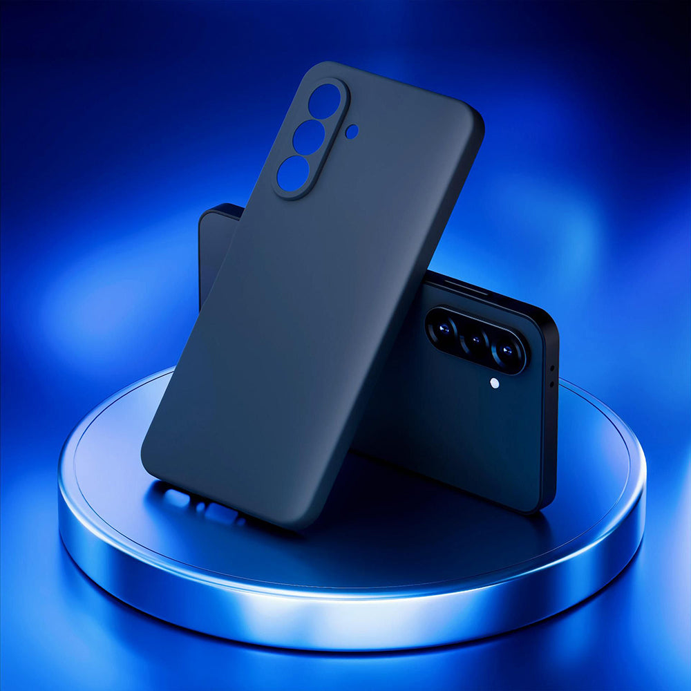 Capa para Samsung Galaxy A56 A566, 3MK, Preta Mate
