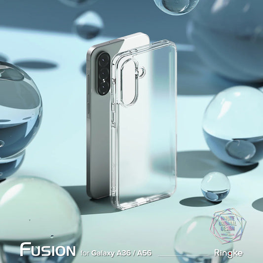 Capa para Samsung Galaxy A56 A566 / A36 A366, Ringke, Fusion, Transparente Fosca