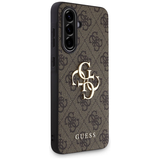 Capa para Samsung Galaxy A56 A566, Guess, 4G Big Logo, Castanho