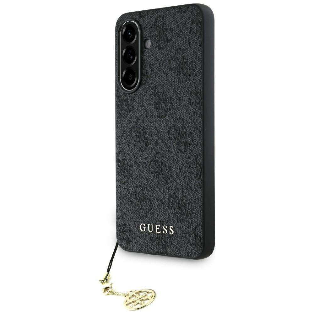 Capa para Samsung Galaxy A56 A566, Guess, 4G Charm, Preta