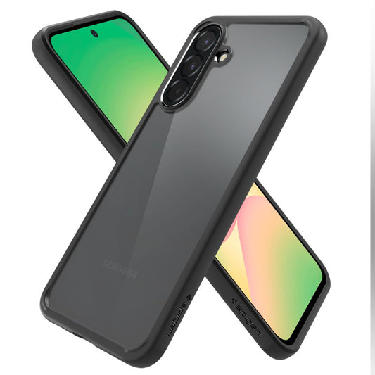 Capa para Samsung Galaxy A56 A566, Spigen, Ultra Hybrid, Preta Fosca ACS09293