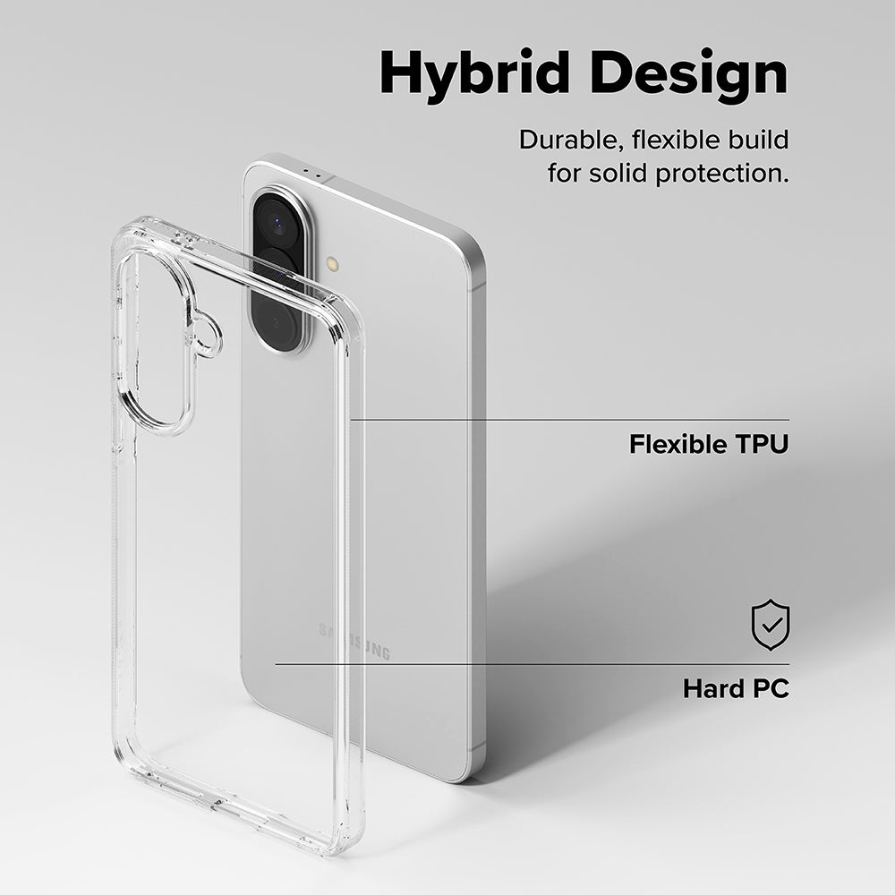 Capa para Samsung Galaxy A57 5G, Ringke, Fusion, Transparente