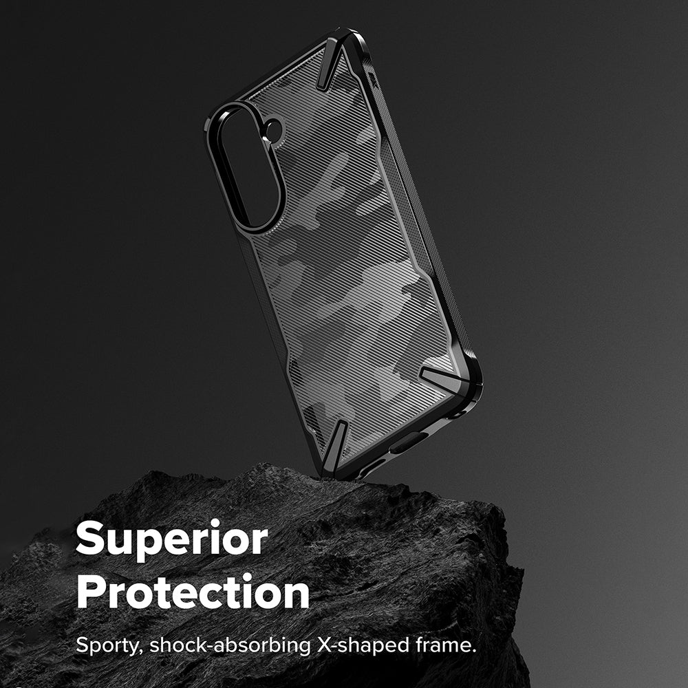 Capa para Samsung Galaxy A57 5G, Ringke, Fusion X, Camuflagem