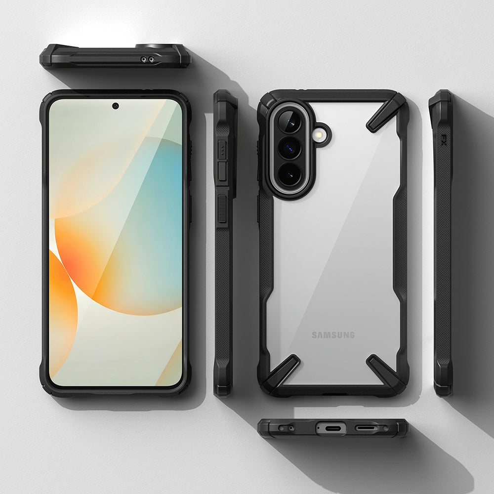 Capa para Samsung Galaxy A57 5G, Ringke, Fusion X, Preta