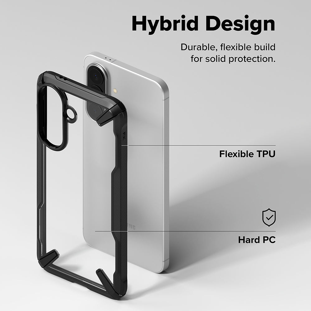 Capa para Samsung Galaxy A57 5G, Ringke, Fusion X, Preta