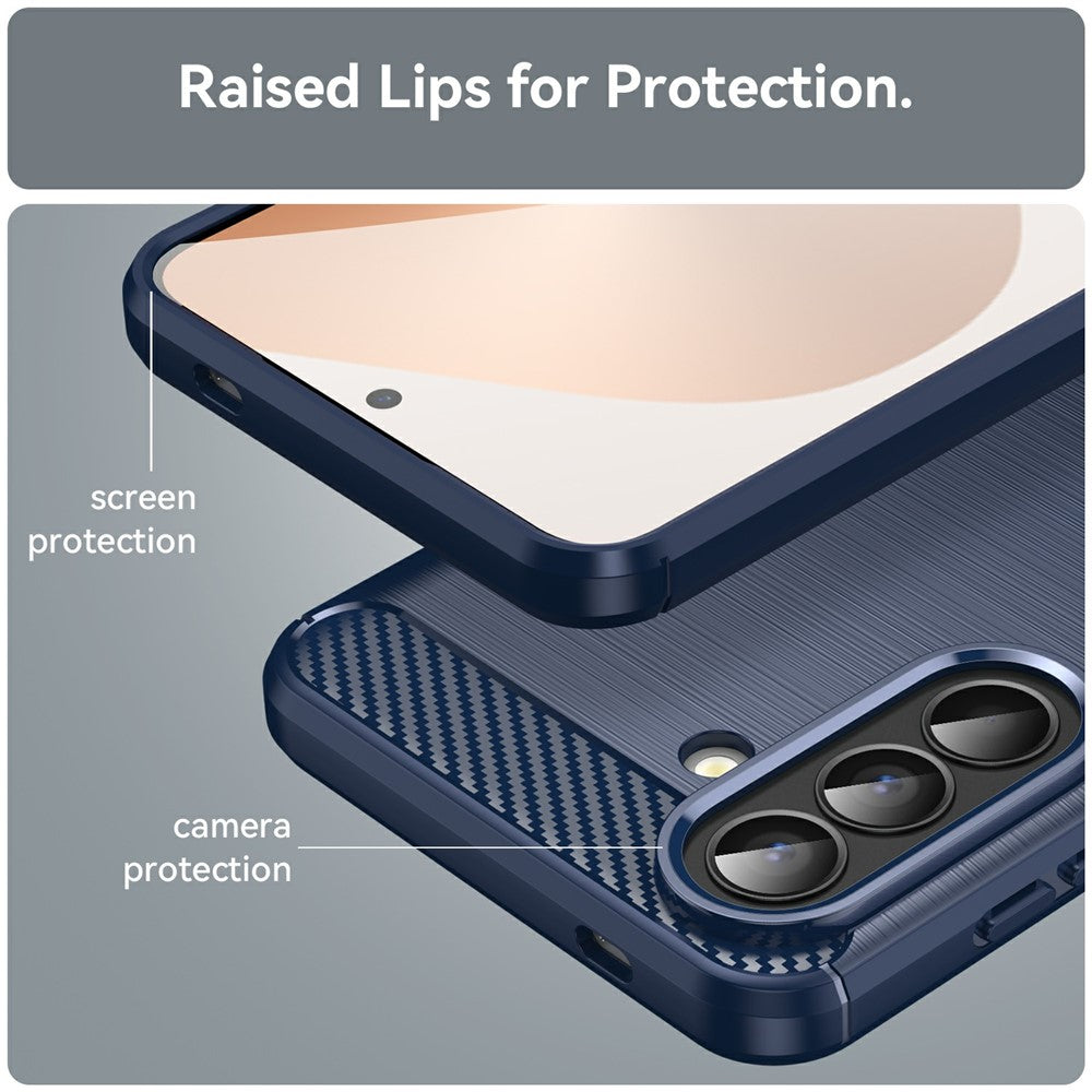 Capa para Samsung Galaxy A57 5G, Techsuit, Carbono, Azul