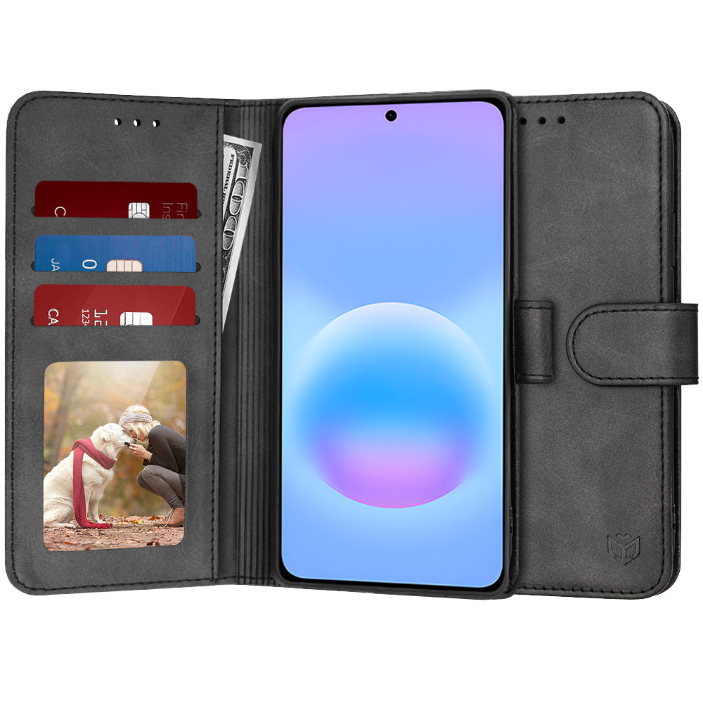 Capa para Samsung Galaxy A57 5G, Techsuit, Diary Book, Preta