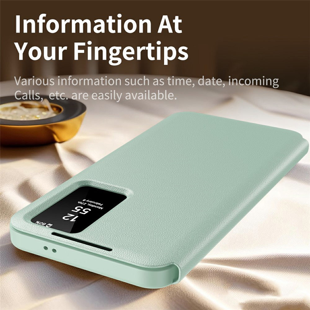 Capa para Samsung Galaxy A57 5G, Techsuit, SmartView, Verde