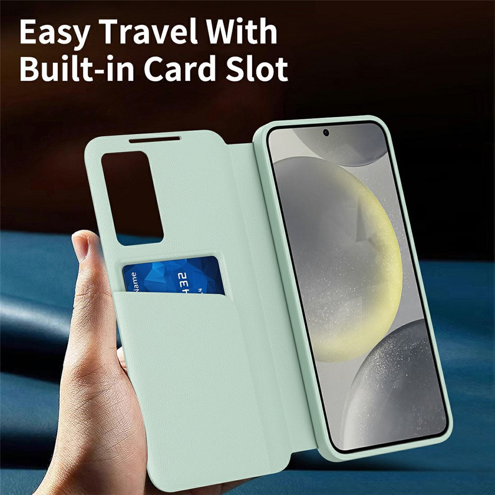 Capa para Samsung Galaxy A57 5G, Techsuit, SmartView, Verde