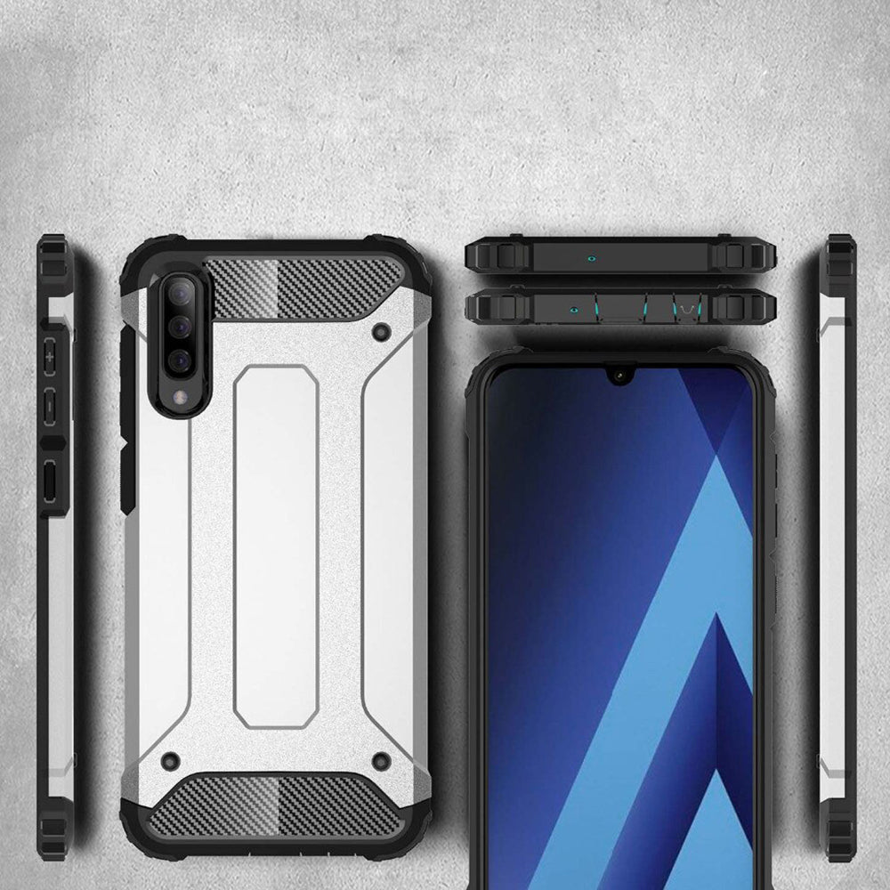 Capa para Samsung Galaxy A70s A707 / A70 A705, Techsuit, Hybrid Armor, Preta