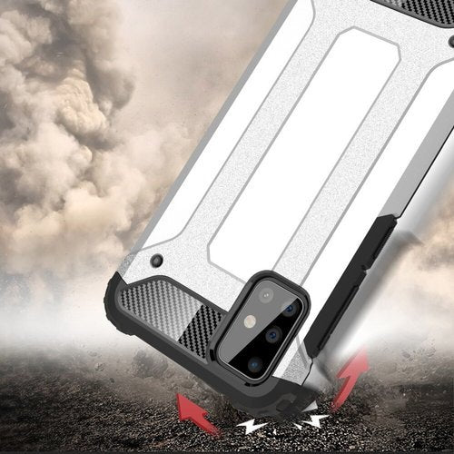 Capa para Samsung Galaxy A71 A715, Techsuit, Hybrid Armor, Preta