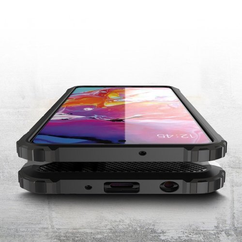Capa para Samsung Galaxy A71 A715, Techsuit, Hybrid Armor, Preta
