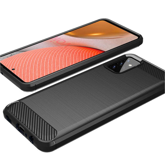 Capa para Samsung Galaxy A72 A725 / A72 5G A726, Techsuit, Carbono, Preta