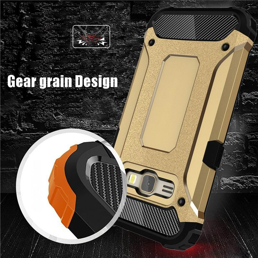Capa para Samsung Galaxy J5 J500, Techsuit, Hybrid Armor, Preta