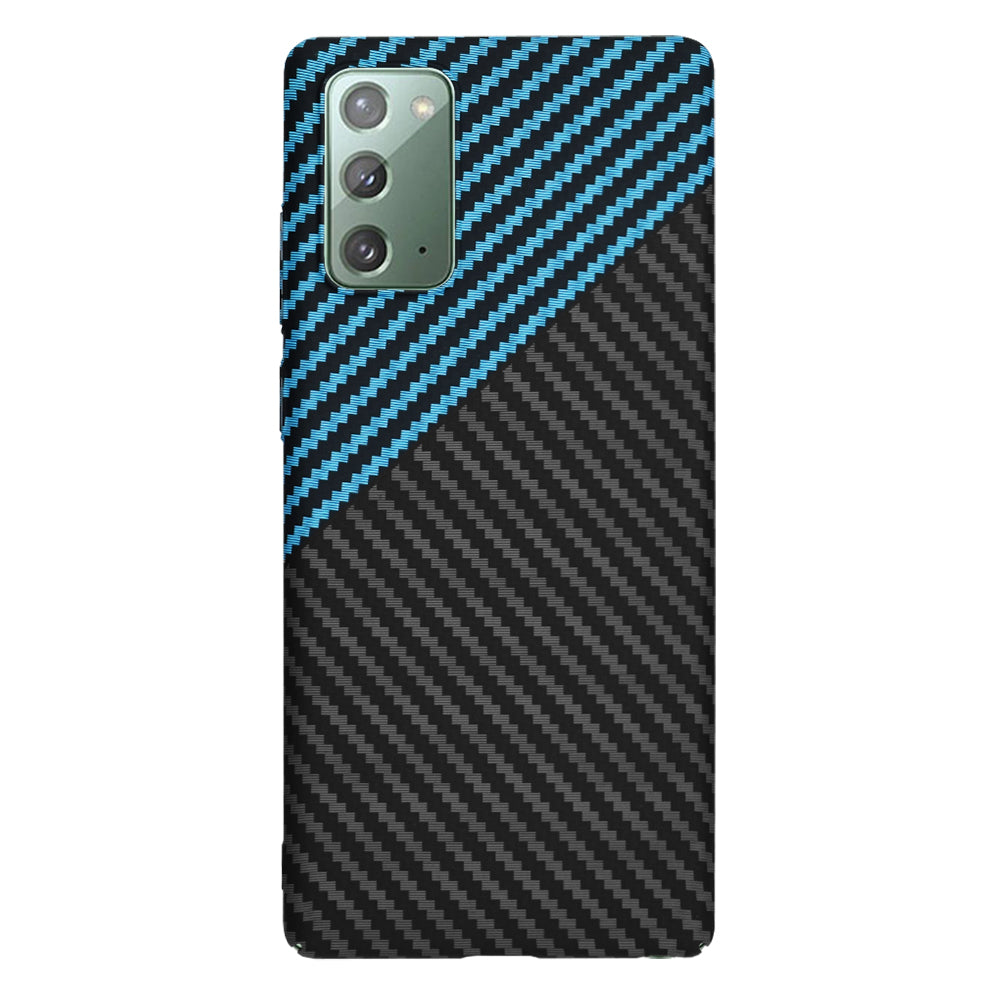 Capa para Samsung Galaxy Note 20 5G N981 / Note 20 N980, Techsuit, Carbonite FiberShell, Preto Azul