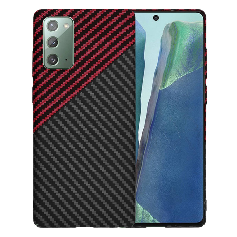 Capa para Samsung Galaxy Note 20 5G N981 / Note 20 N980, Techsuit, Carbonite FiberShell, Preto Vermelho