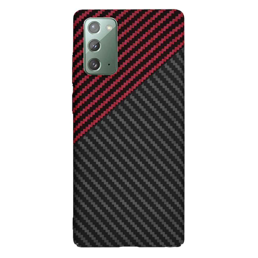 Capa para Samsung Galaxy Note 20 5G N981 / Note 20 N980, Techsuit, Carbonite FiberShell, Preto Vermelho