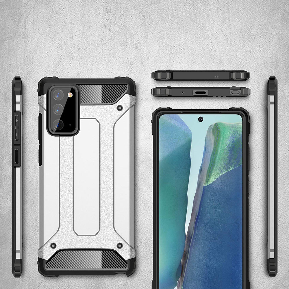 Capa para Samsung Galaxy Note 20 5G N981 / Note 20 N980, Techsuit, Hybrid Armor, Preta