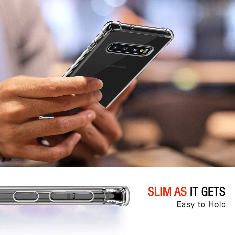 Capa para Samsung Galaxy S10 G973, Techsuit, Shockproof Clear, Transparente