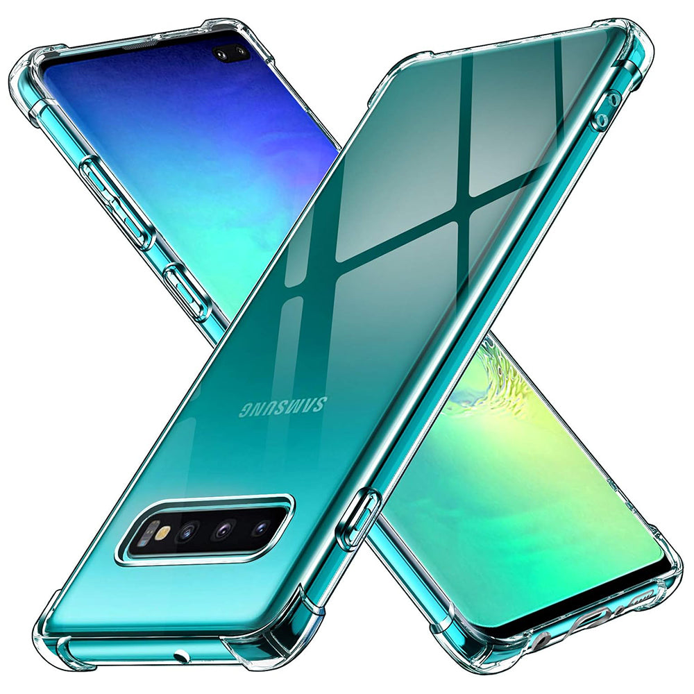 Capa para Samsung Galaxy S10+ G975, Techsuit, Shockproof Clear, Transparente