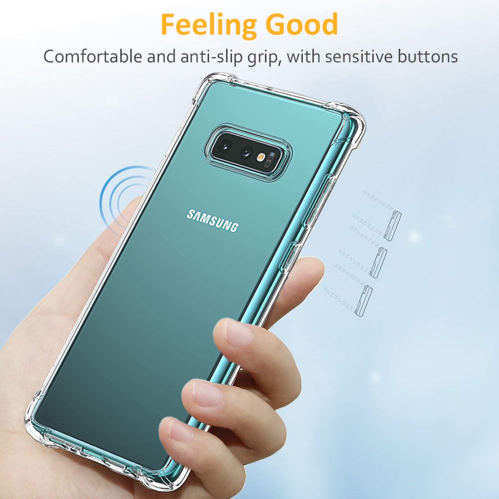 Capa para Samsung Galaxy S10e G970, Techsuit, Shockproof Clear, Transparente
