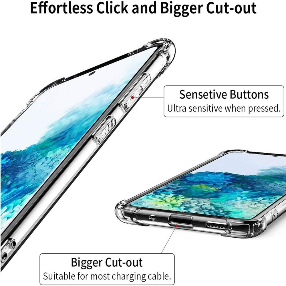 Capa para Samsung Galaxy S20+ 5G G986 / S20+ G985, Techsuit, Shockproof Clear, Transparente