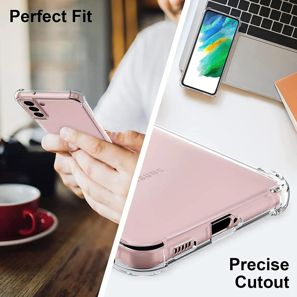 Capa para Samsung Galaxy S21 5G G991, Techsuit, Shockproof Clear, Transparente