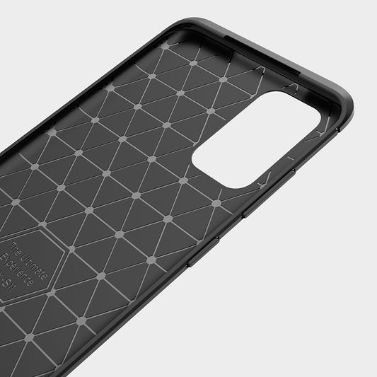 Capa para Samsung Galaxy S21 Ultra 5G G998, Techsuit, Carbono, Preta