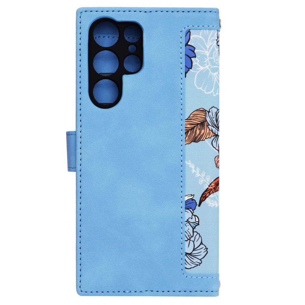 Capa para Samsung Galaxy S22 Ultra 5G S908, Techsuit, FlipCraft, Azul