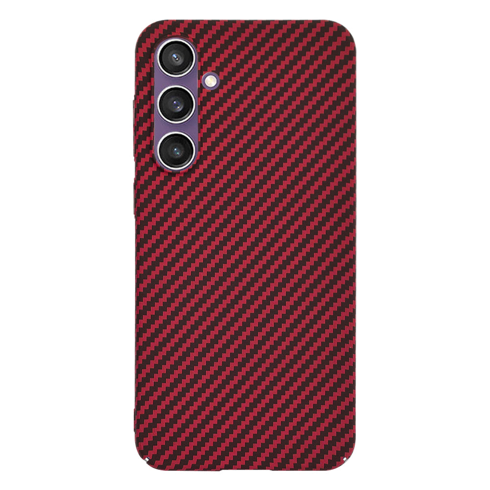 Capa para Samsung Galaxy S23 FE S711, Techsuit, Carbonite FiberShell, Vermelha