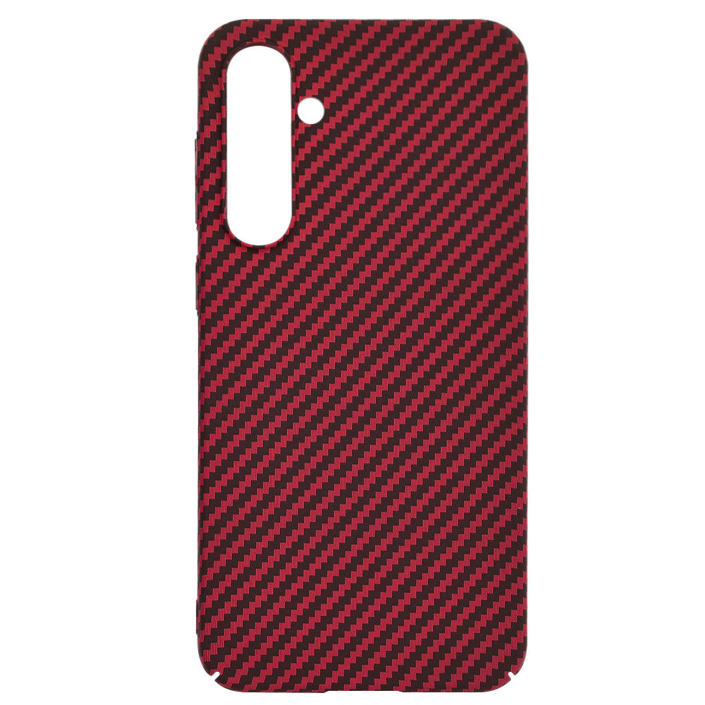 Capa para Samsung Galaxy S23 FE S711, Techsuit, Carbonite FiberShell, Vermelha