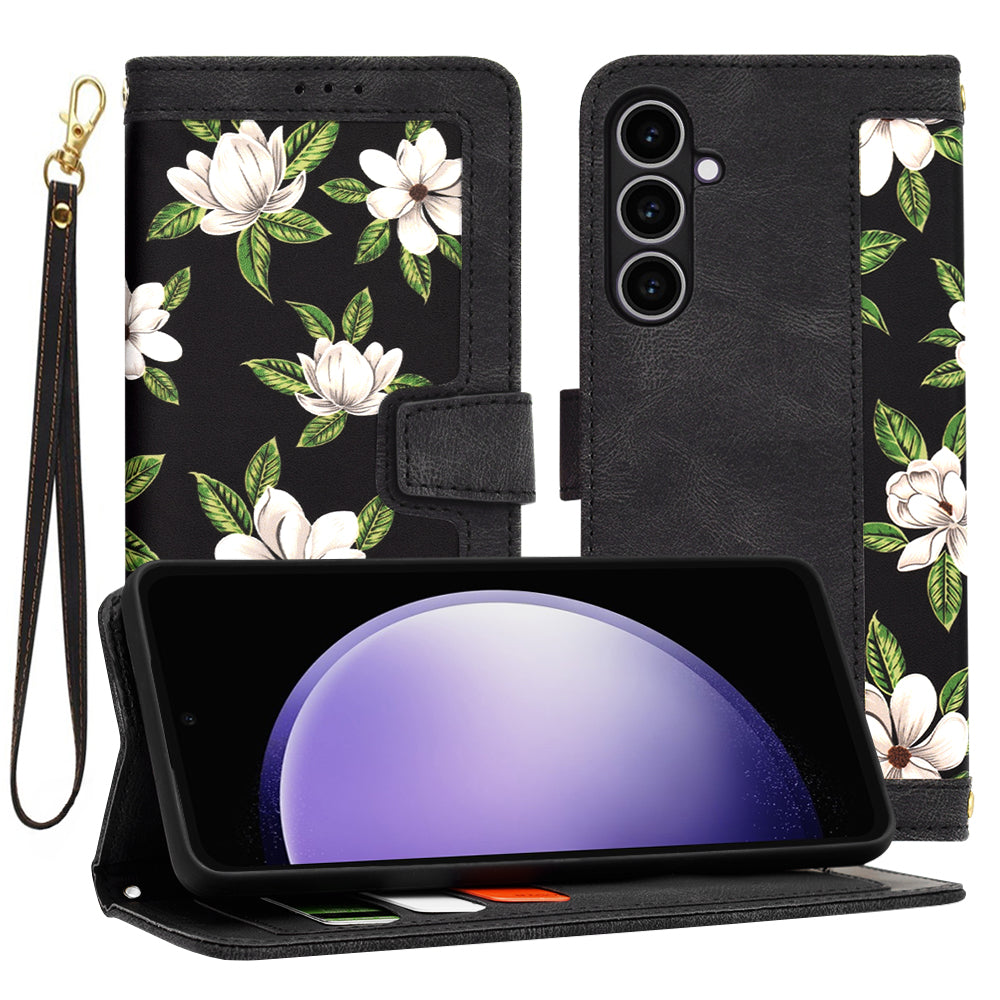Capa para Samsung Galaxy S23 FE S711, Techsuit, FlipCraft, Preta