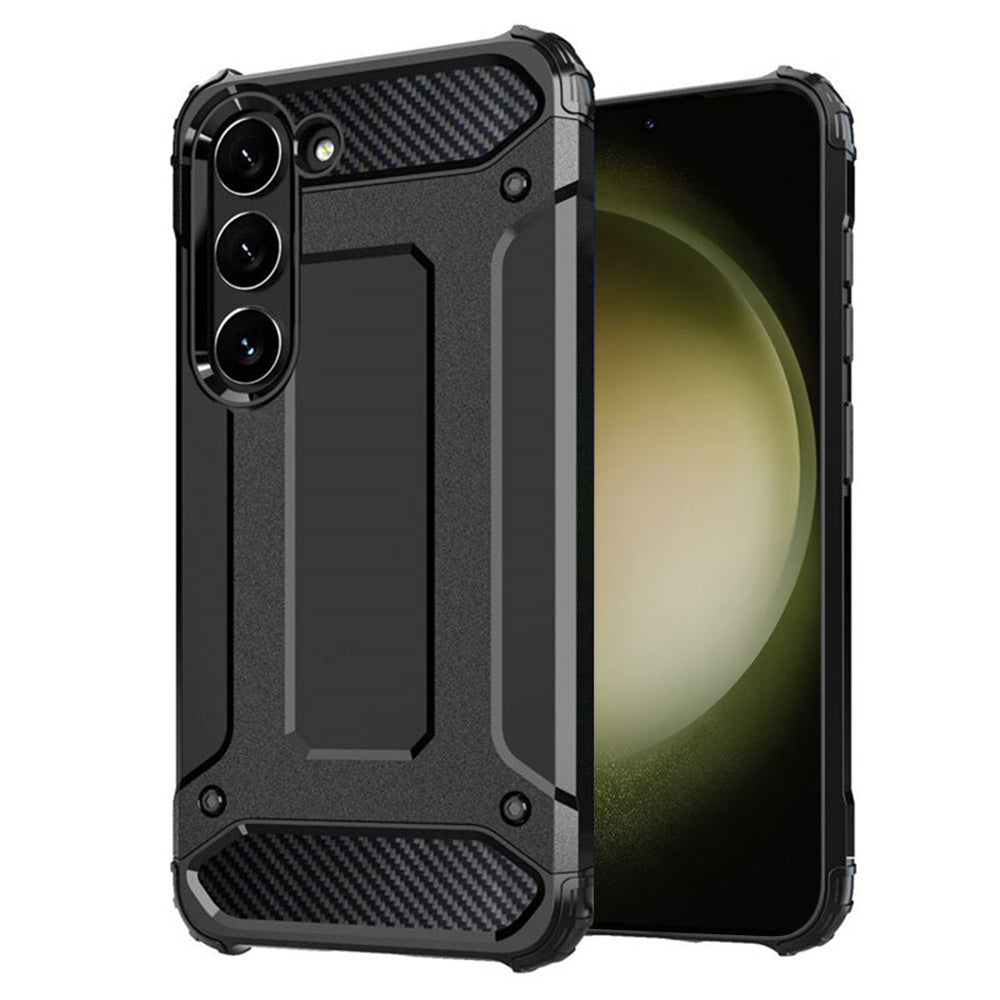 Capa para Samsung Galaxy S23+ S916, Techsuit, Hybrid Armor, Preta