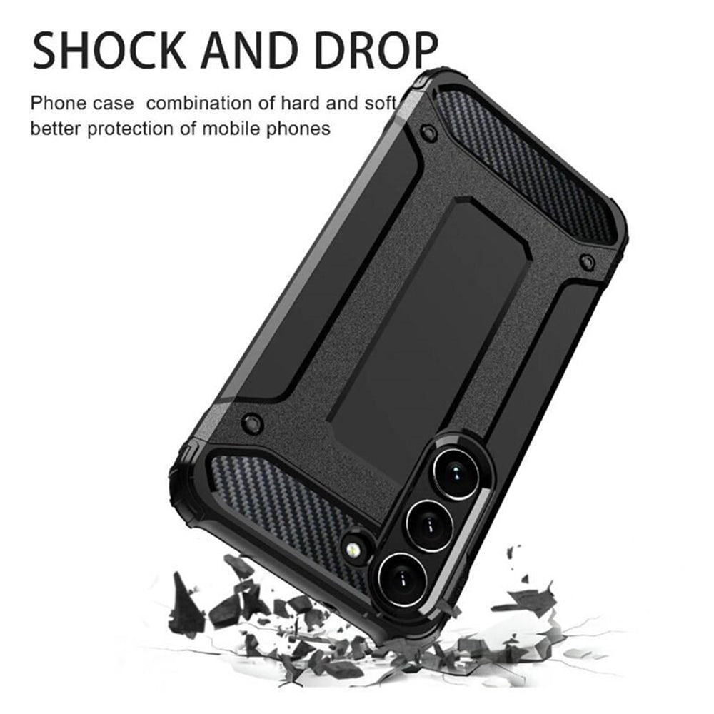 Capa para Samsung Galaxy S23+ S916, Techsuit, Hybrid Armor, Preta