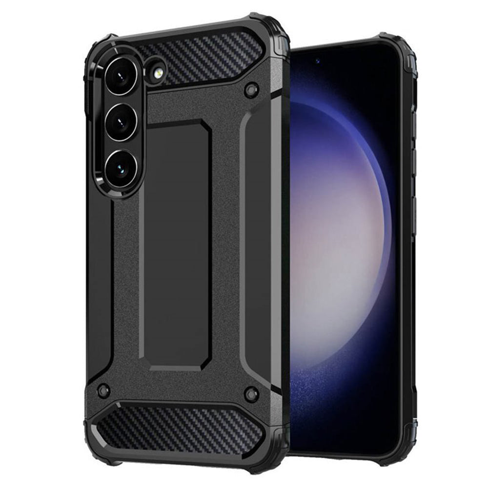 Capa para Samsung Galaxy S23 S911, Techsuit, Hybrid Armor, Preta