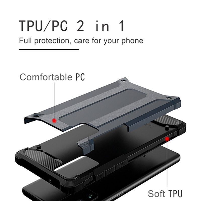 Capa para Samsung Galaxy S23 Ultra S918, Techsuit, Hybrid Armor, Preta